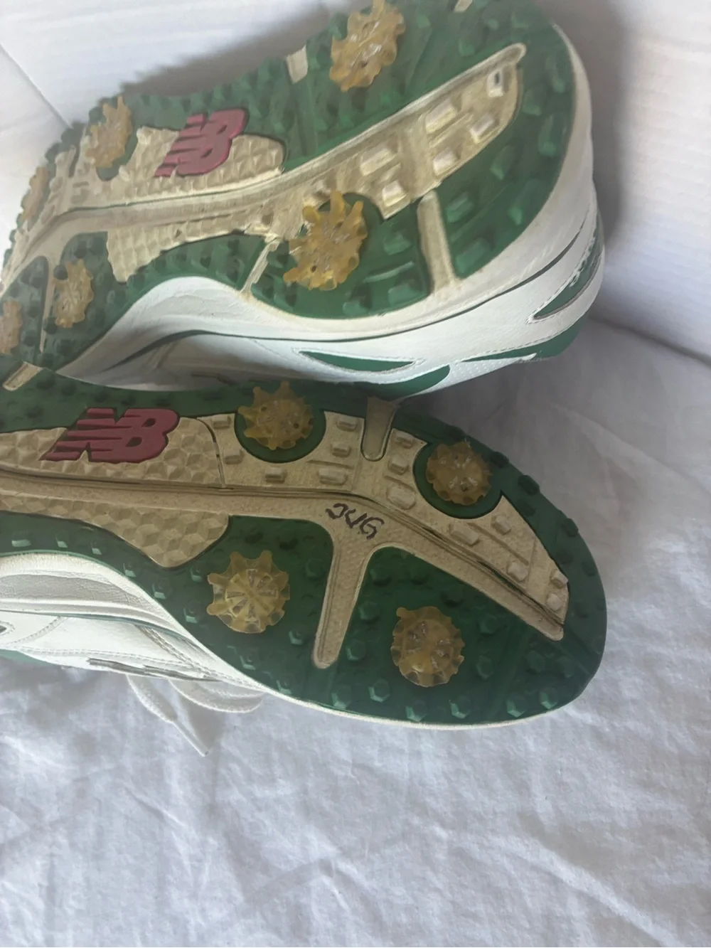 New Balance white Green Masters colors Golf Shoes men’s 12